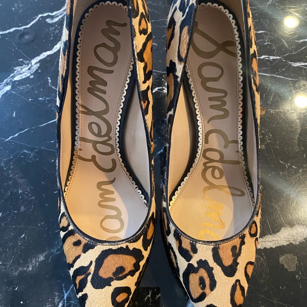 Sam Edelman Leopard Heels!!